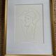 Lithograph by Henri Matisse "Young girl arranging her hair" 1934