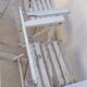5 fauteuils de jardin en bois vintage  gleizes