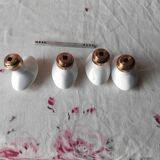 Set of 4 porcelain handles