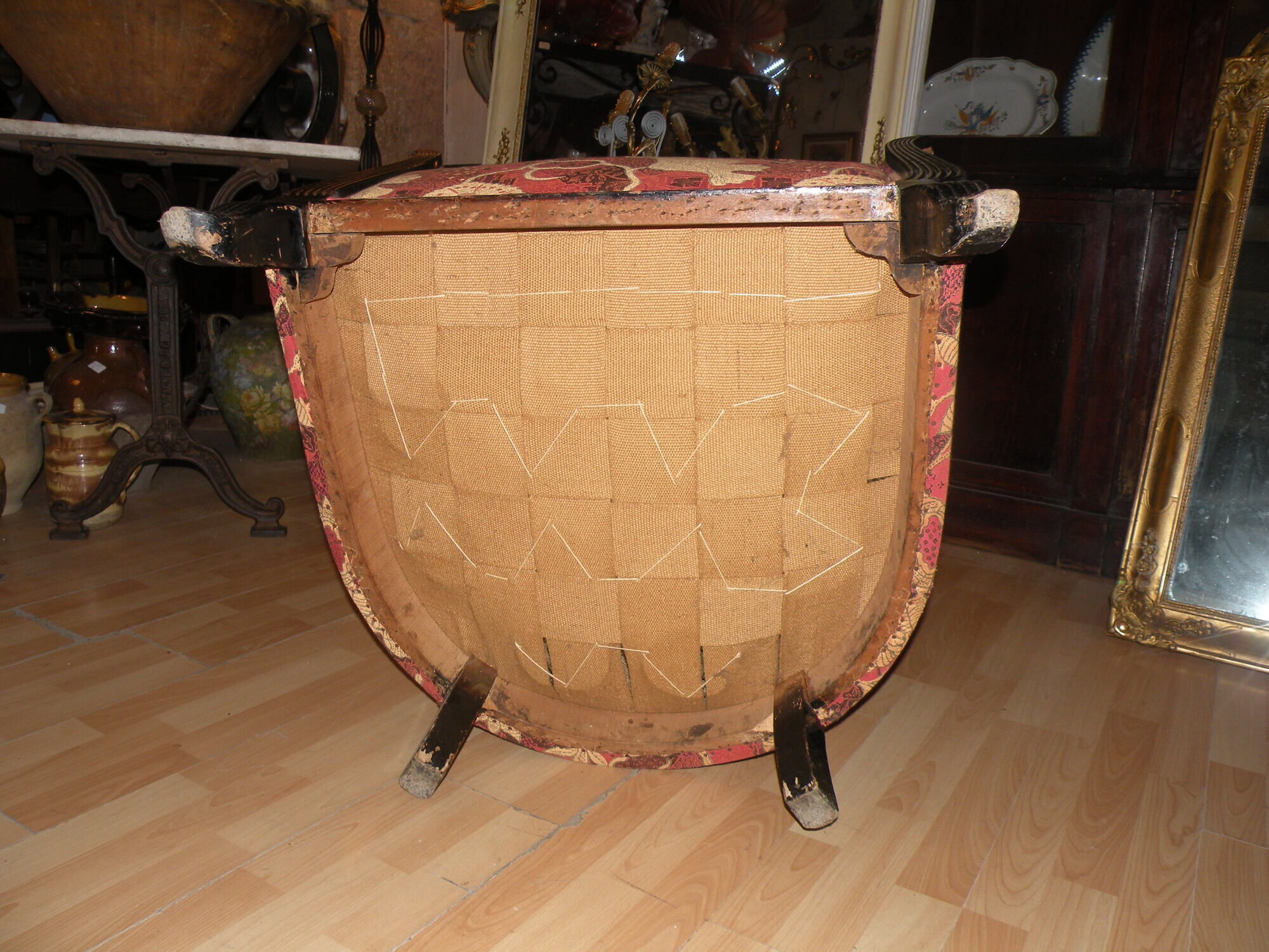 Fauteuil gondole époque art déco entièrement d'origine