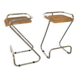 Pair of Italian stools circa 1970