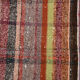 Kilim multicolore rayé moderne 6x7, 203x230Cm