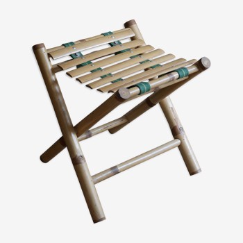 Bamboo folding stool