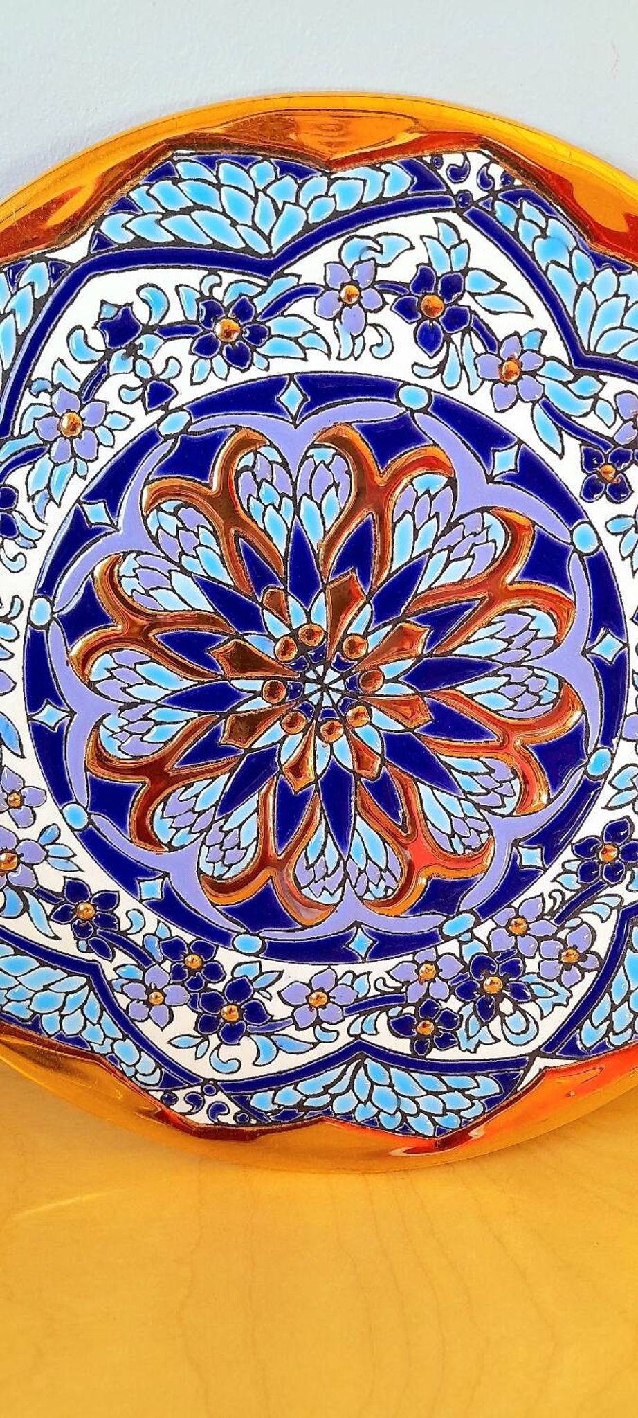 Cearco trivet gilded with fine gold