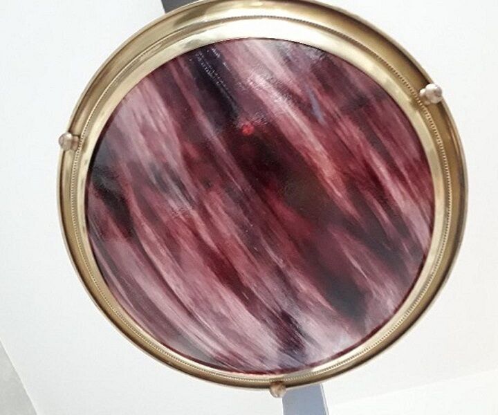 Old suspension glass bowl