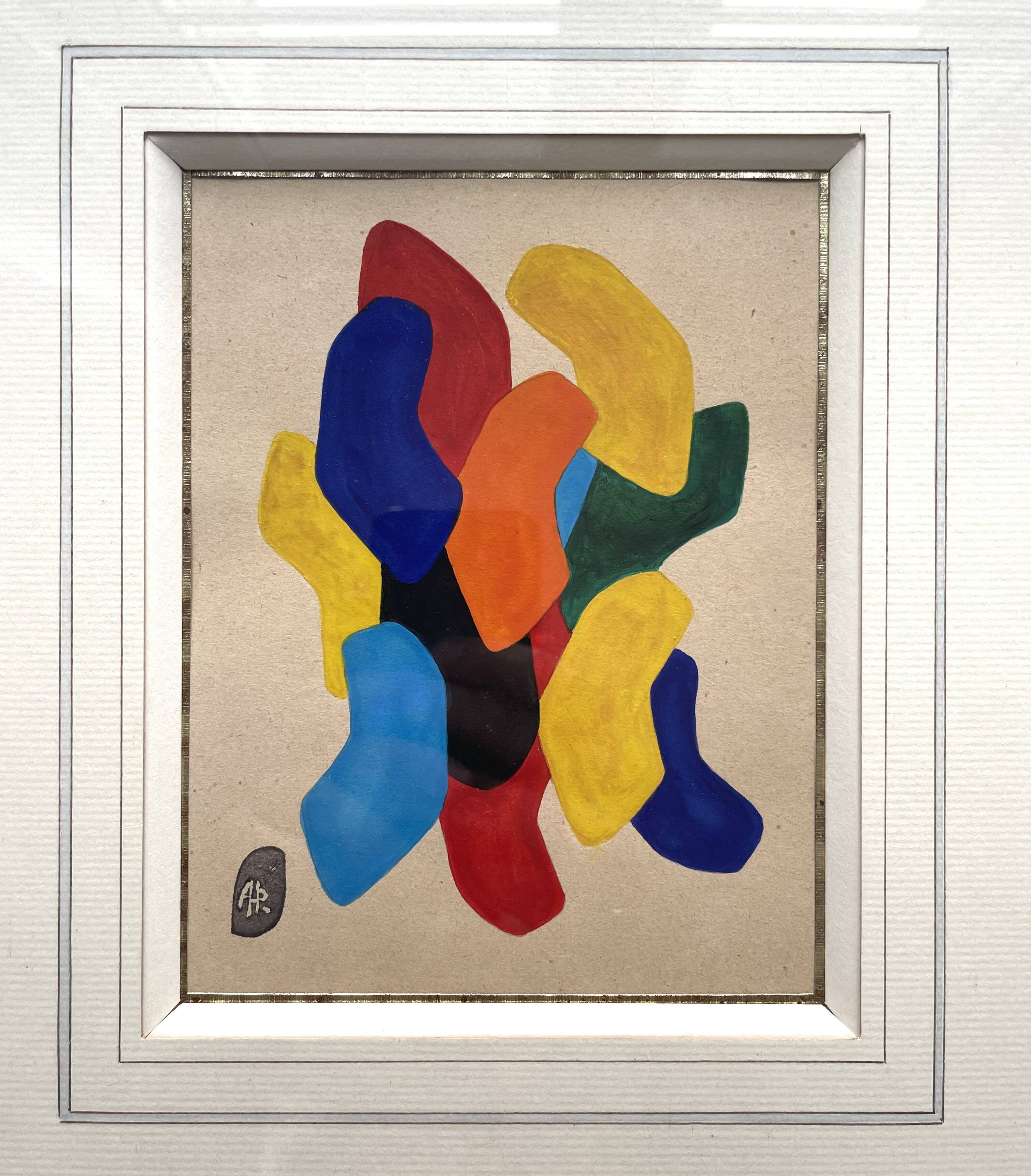 Peinture abstraite - Auguste Perrin - 1972