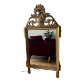 Old golden mirror