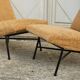 Paire de fauteuils de Geneviève Dangles édition Burov.