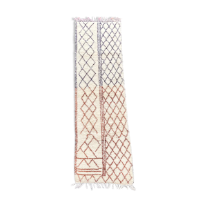 Tapis berbere couloir beni ouarain 90 x 320 cm