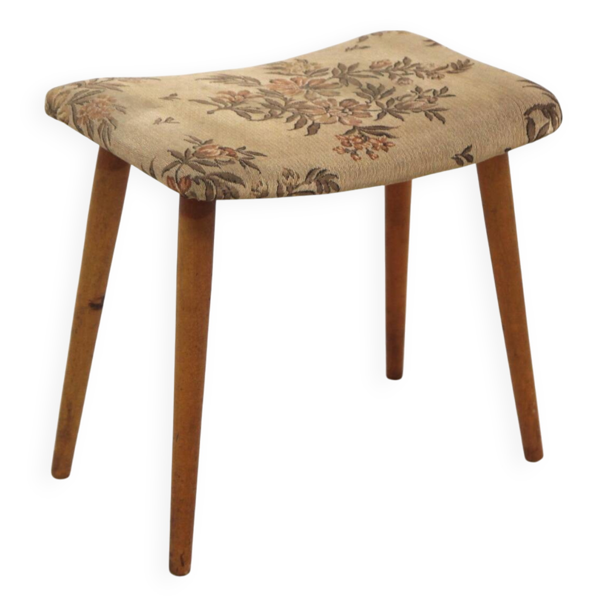 Scandinavian beech stool, Sweden, 1960