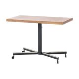 Height adjustable teak side table 1960