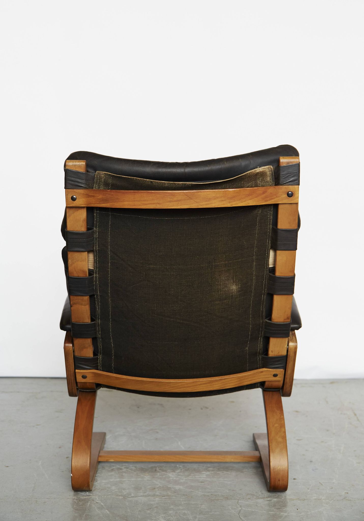 Chaise cantilever avec ottoman par Elsa & Nordahl Solheim pourRybo Rykken