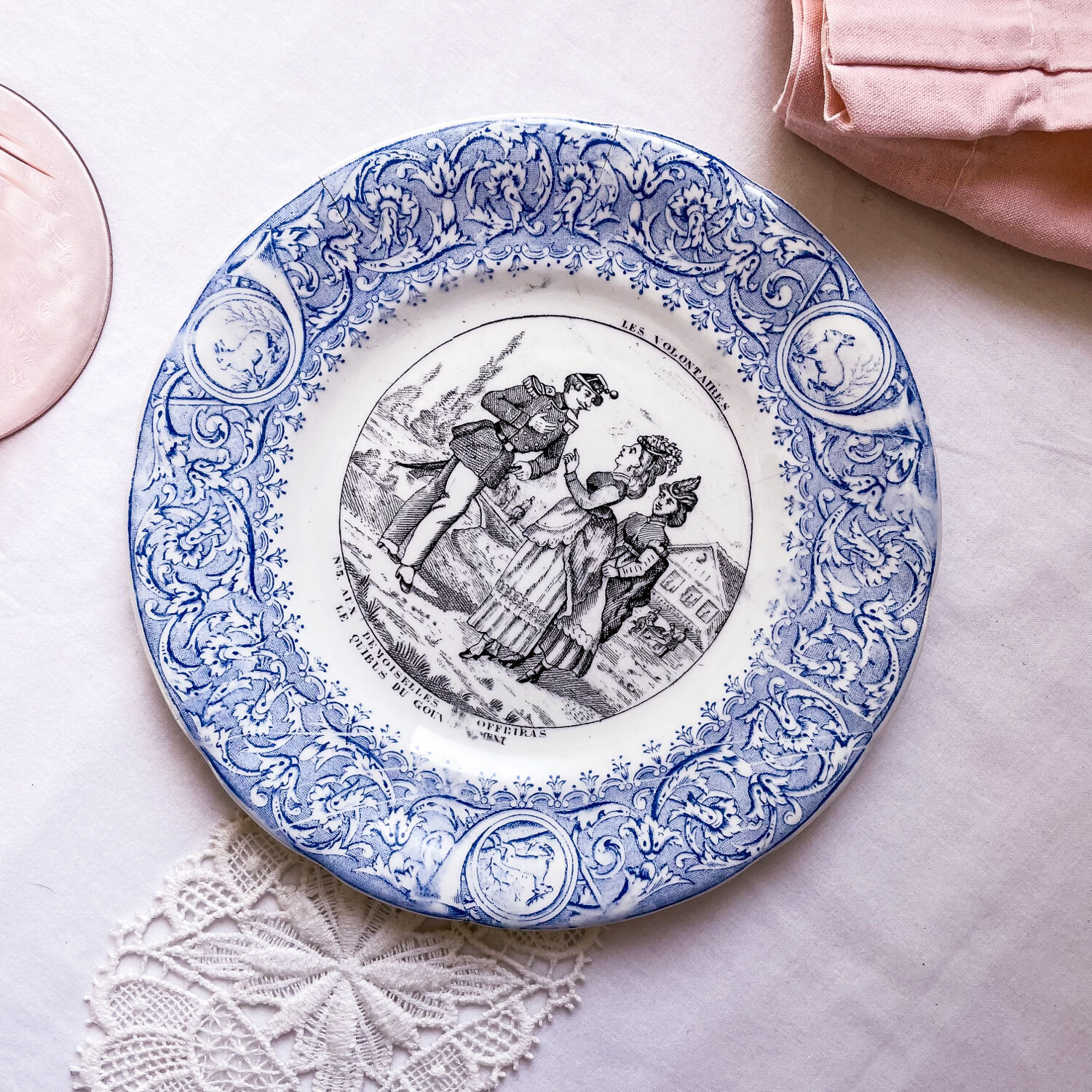 Luneville talking plate collection