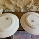 Assiettes plates Moulin Des Loups art déco