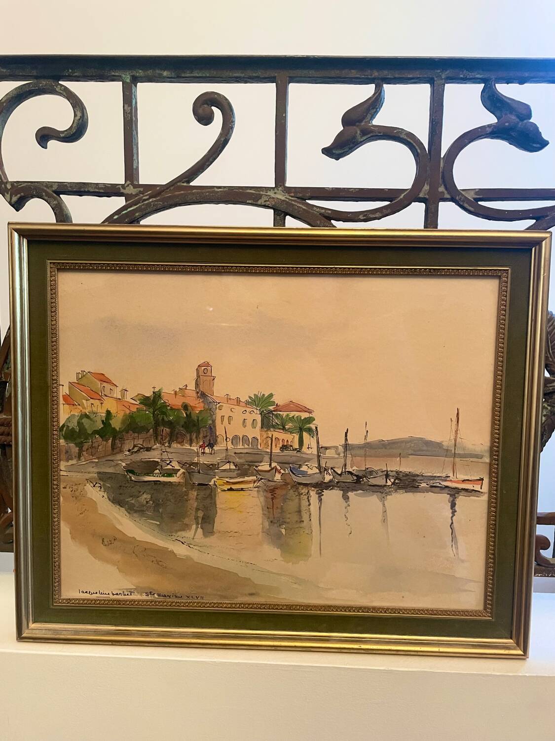watercolour from the 1930s by Jacqueline Barbet
