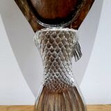 Vintage wood fish tray