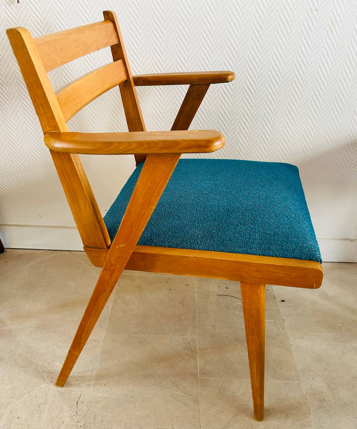 Vintage bridge armchair