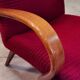 Paire de fauteuils modèle 6951 velours côtelé par Jaroslav Smidek pour Ton 1960