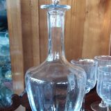 Glassware set, ice bucket, carafe, Baccarat crystal Capri model 20 pieces