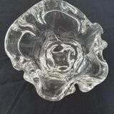 Large crystal vases.