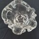 Large crystal vases.