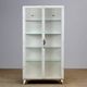 Vintage Steel And Glass Medical Cabinet, 1960s