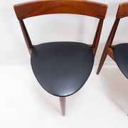 Set of 4 "Roundette" teak chairs by Hans Olsen for Frem Røjle, 1950s