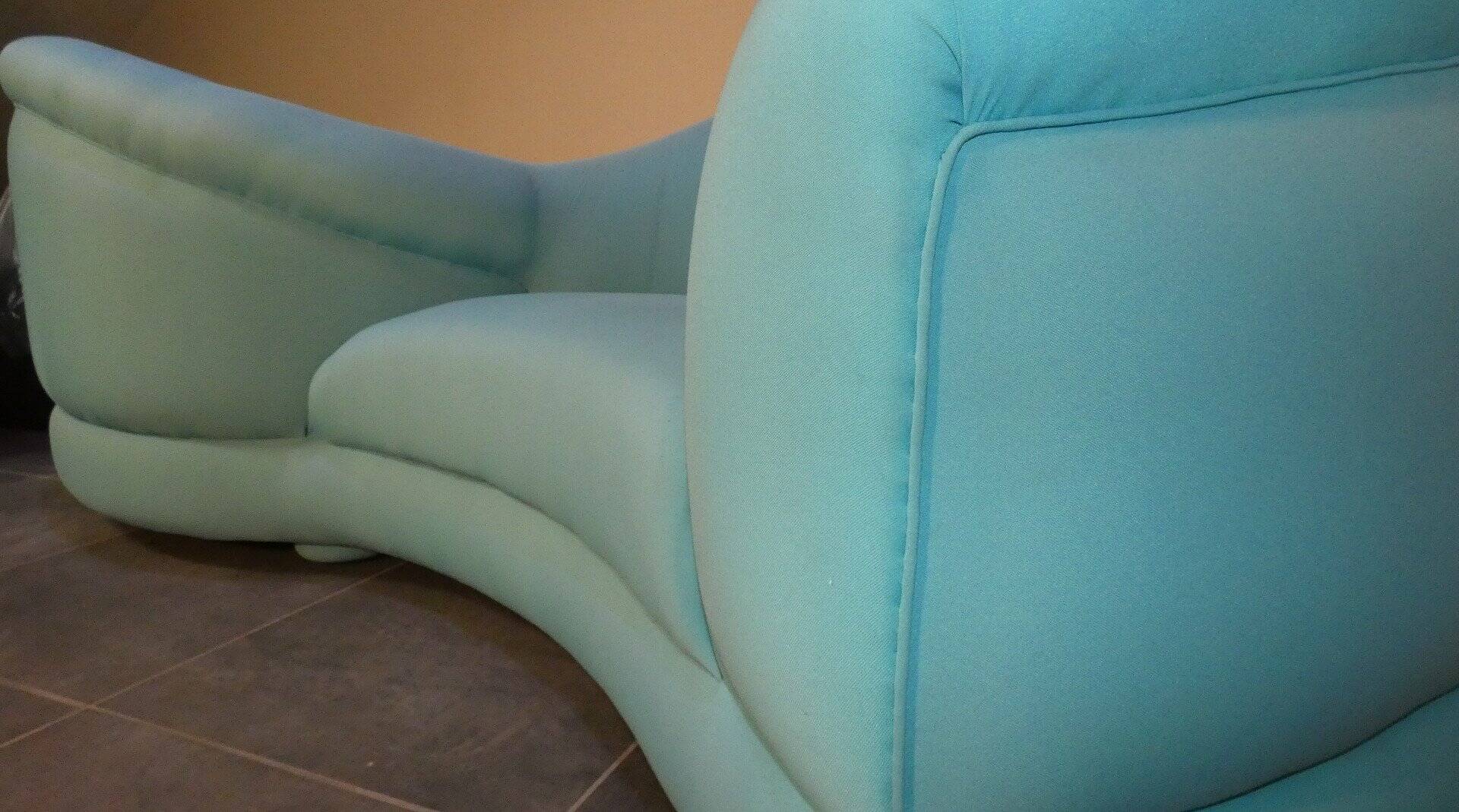 Toi et Moi sofa in jersey by Arpex International, Rome, Italy, 1970.