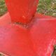 Tolix metal square table