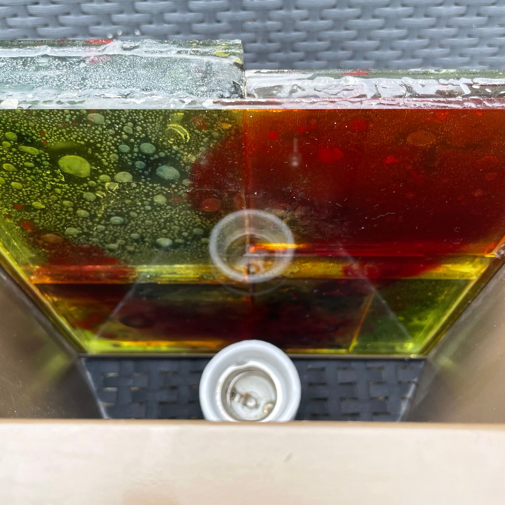 Glass wall lamp by Willem Van Oyen for RAAK Amsterdam, 1960