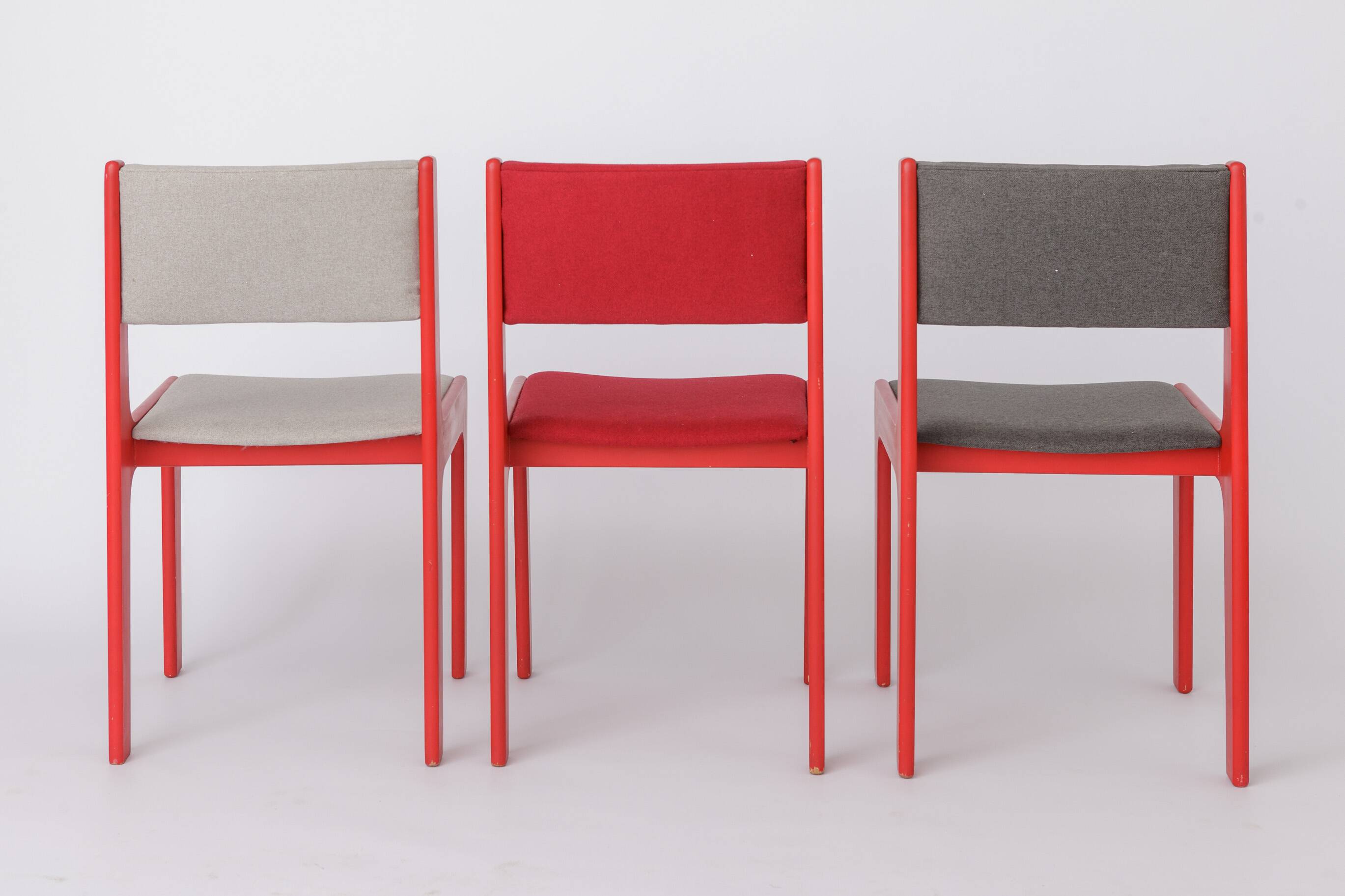 Vintage Casala Dining Chairs Set of 5, 1950s German Beech Wood Chairs