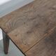 Antique Oak 19th Century French Rustic Farmhouse Dining Table