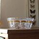 Coupe saladier en cristal de bohème