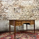Flat mahogany desk Louis XVI XIX style Century