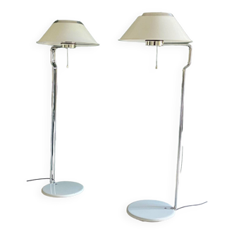 Pair of “mars” floor lamps, Per Sundstedt Sweden
