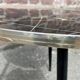 1960 French cocktail coffee table vintage design 1960 Scandinavian tripod
