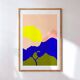 Round sun tree - limited edition art print (a4)