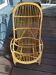 Fauteuil en rotin vintage