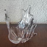 Empty crystal pocket flame shape