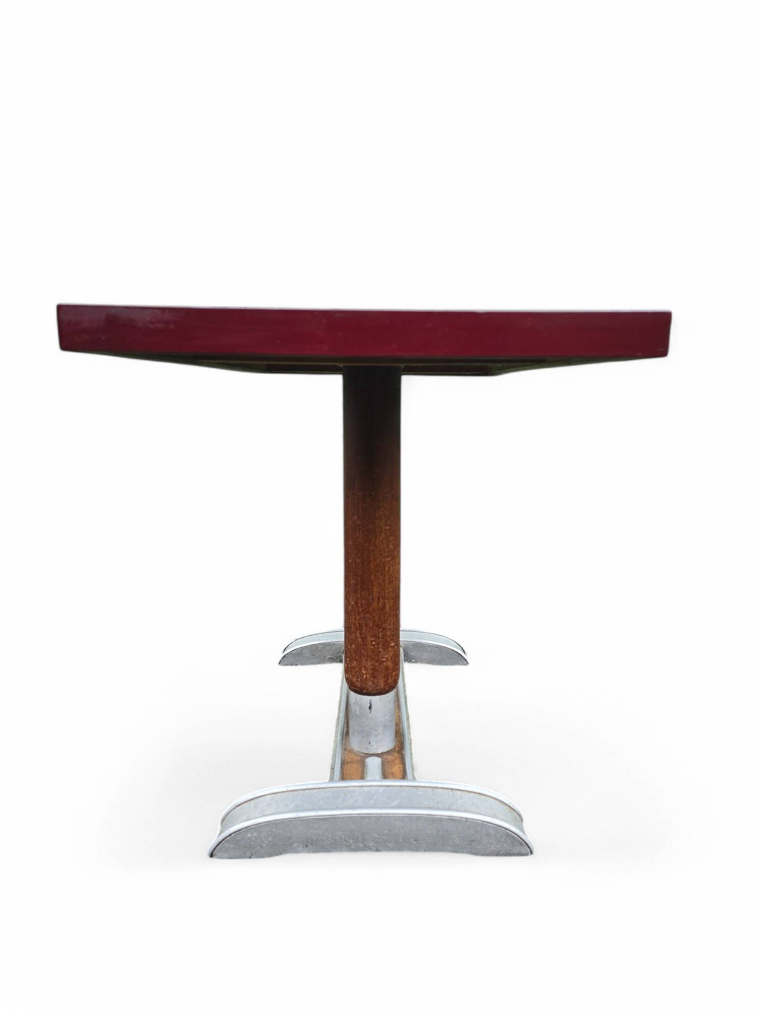 Vintage bistro table with bakelite top