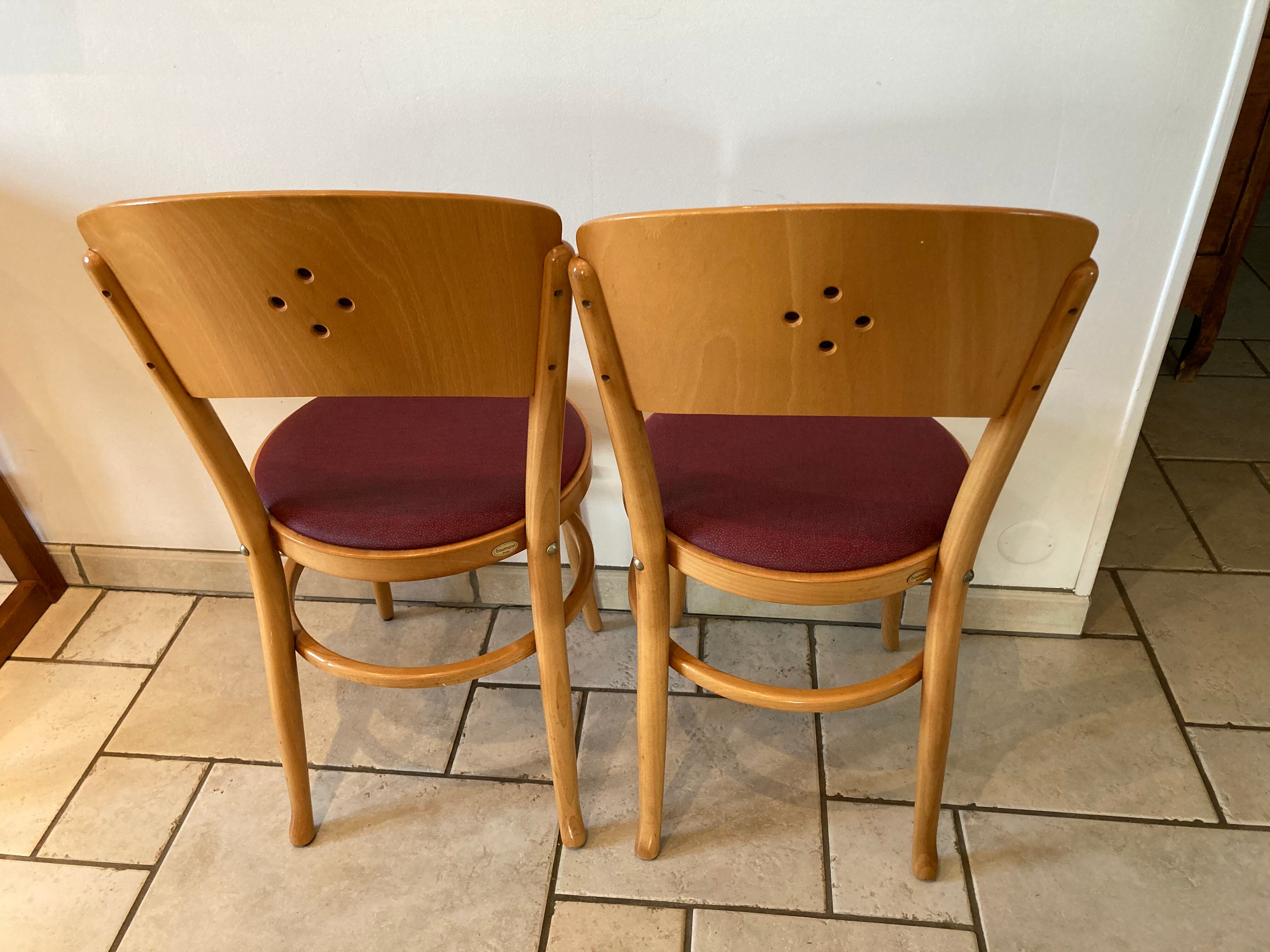 Pair of Baumann chairs