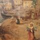 Oil painting on canvas by Salvatore Balsamo (Naples 1894-1922)
