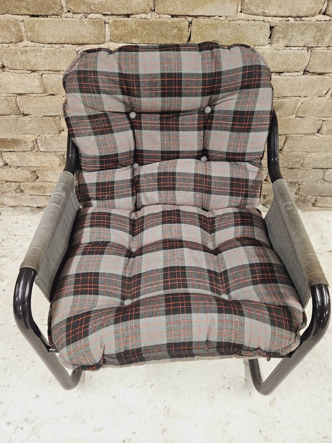 Vintage tubular armchair