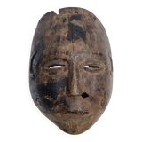 Antique carved wooden tribal mask, early-mid 20th century