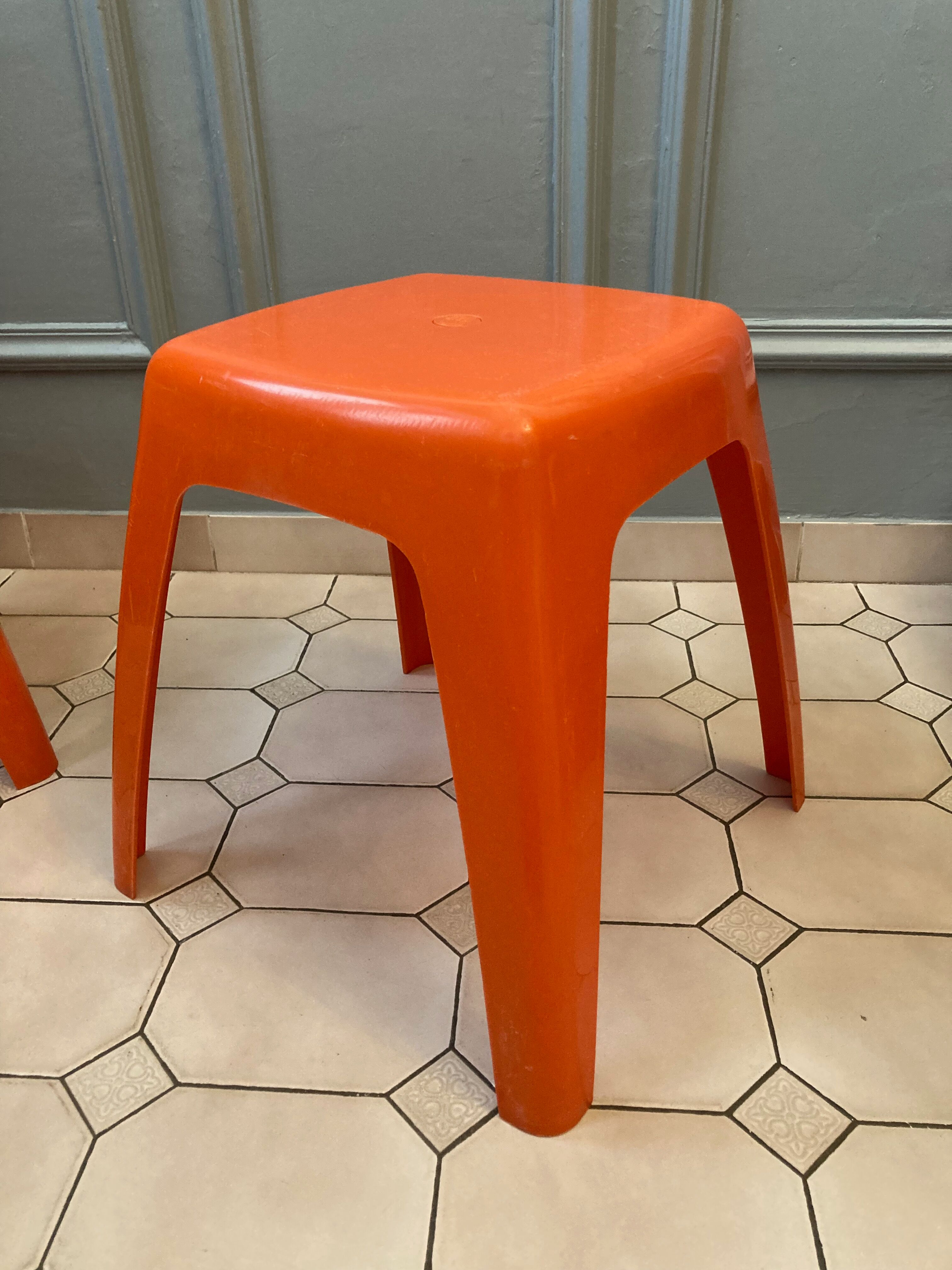 Trio of Vintage FLAIR stools