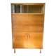 Scandinavian secretary 1960 golden oak