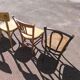 Lot de 6 chaises de bistrot dépareillées bois vintage