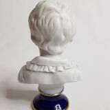 Porcelain biscuit busts, child, Alexandre Brongniart after Houdon