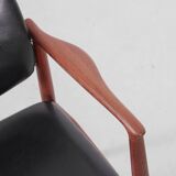 Pair of Scandinavian teak armchairs, model 66