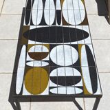 Table basse Roger Capron modèle Ellipses 1955